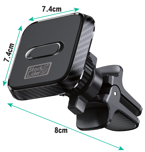 Soporte móvil de pinza para coche