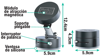Soporte móvil magnético
