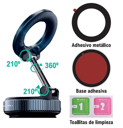 Soporte móvil magnético