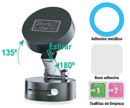 Soporte móvil magnético