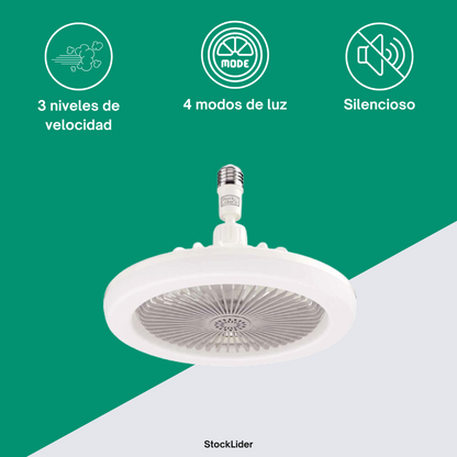 Lámpara LED con ventilador