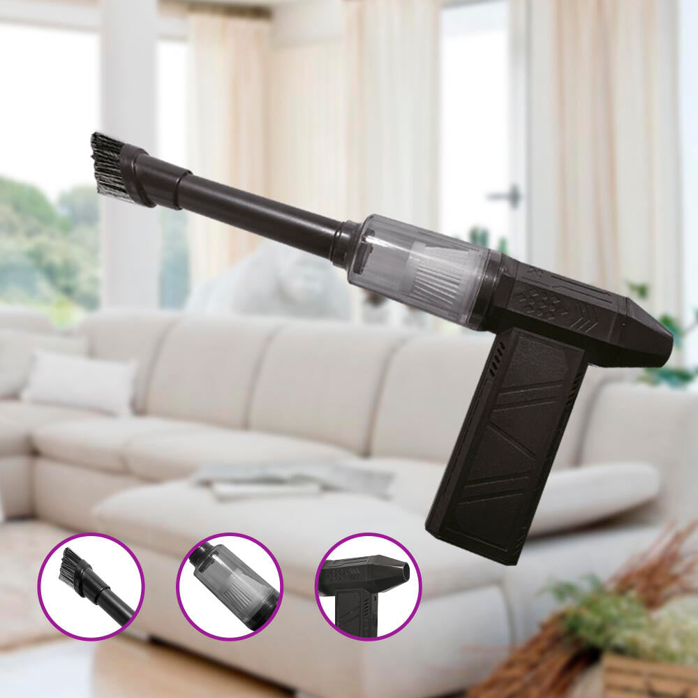 Mini Soplador Aspirador Turbo Potente 130000 RPM Portátil Revcargable