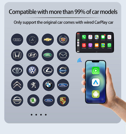 CarPlay Sin Cable Vehículos Función CarPlay Android & iOS
